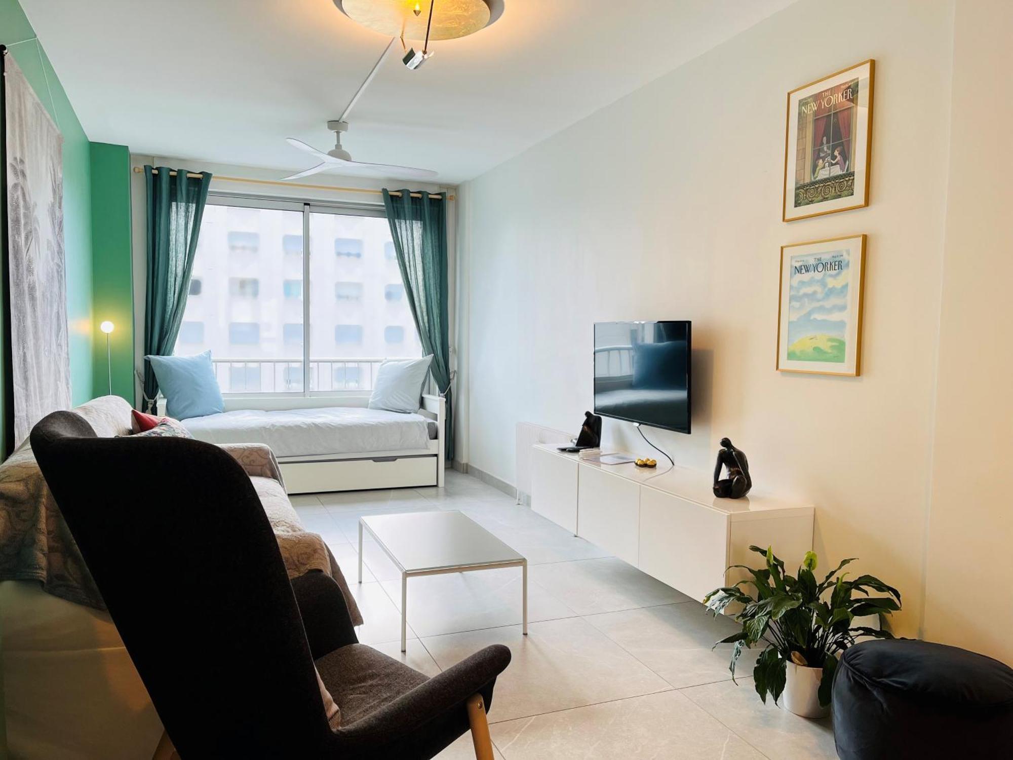 Appartement Central, Confort, Clim, 2 Chambres, Parking - 6e
